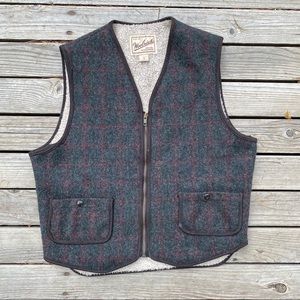Vintage Woolrich Sherpa Lined Vest